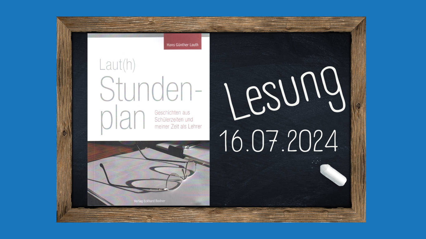Bild Hans G. Lauth Stundenplan - Lesung